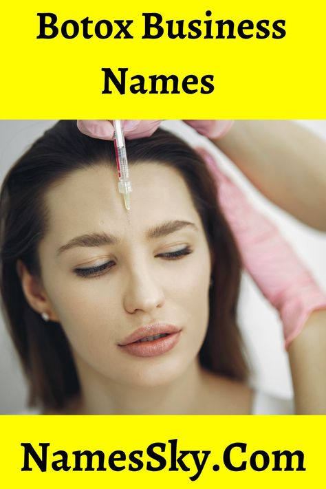 Looking for some collections of Botox Business Names ideas? Well, now you are landing in the right place. Because here we have provided a big collection list of the best and unique names for your botox business. So keep reading and stay with us. @botox @sykepleiersara @Eigenbluttherapie @yasminbeautysalon @DRYPCollective Medspa Name Ideas, Botox Business Names, Botox Business, Botox Clinic, Catchy Names, Instagram Names, Botox Fillers, Aesthetic Names, Names Ideas