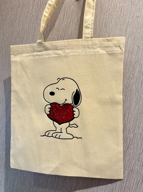 Snoopy Tote Bag, Tote Bag Inspo, Xmas 2024, Beach School, Diy Tote, Snoopy Quotes, Diy Tote Bag, Diary Ideas, Valentines Day Birthday