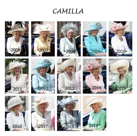 Camilla's Trooping the Colour Outfits Through the Years Trooping The Colour, The Colour, Colourful Outfits, Baseball Cards, Baseball, Color