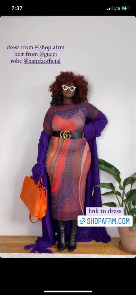 Layering A Maxi Dress, Simi Moonlight, Purple Orange, Layering, Fashion Inspo, Maxi Dress, Gucci, Orange, Purple