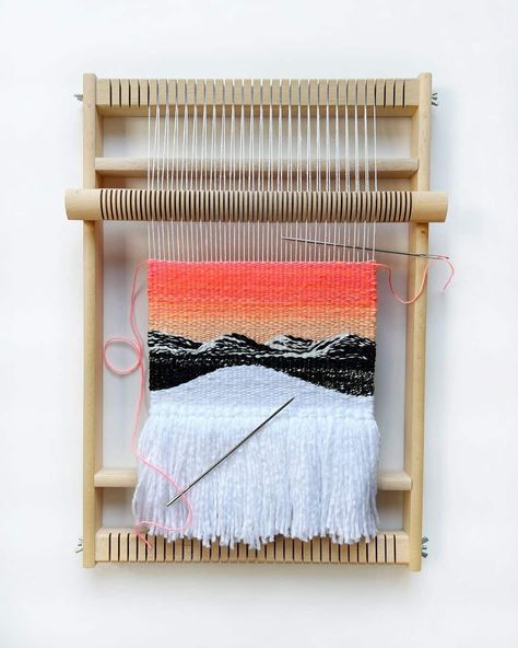 Woven Textile Landscapes Capture the Colorful Beauty of Nature Textile Landscapes, Store Architecture, Olympics Opening Ceremony, Great Wave Off Kanagawa, Weaving Textiles, Complimentary Colors, Different Textures, Textile Artists, Crafty Things