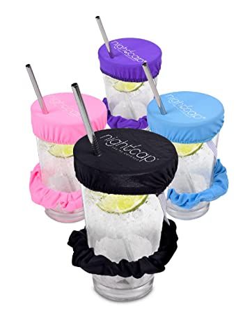 Nightcap - The Drink Spiking Prevention Scrunchie - Anti Spike Drink Covers - Drink Protector Scrunchies for Women - Fits Most Cups & Glasses - Reusable - Black Drink Covers, Hen Weekend, Wedding 2025, Night Cap, Shark Tank, Party Drinks, Heart Eyes, Aaliyah, Business Ideas