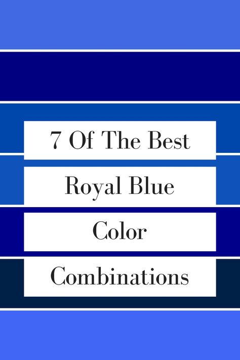 How To Pair Royal Blue Color, Best Royal Blue Paint Colors, Royal Blue Dining Room Decor, Colors That Match Royal Blue, Best Cobalt Blue Paint Color, How To Wear Royal Blue, Blues That Go Together, Outfits With Royal Blue Pants, Cobalt Blue Complimentary Colors