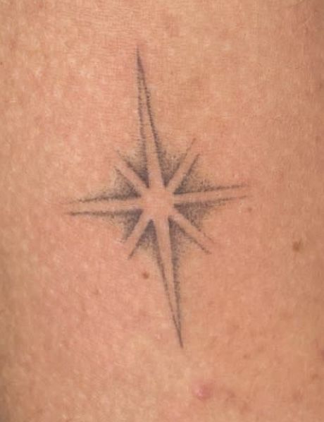 Atomic Starburst Tattoo, Four Point Star Tattoo, Cygnus Tattoo, 8 Point Star Tattoo, Star Burst Tattoo, Star Chest Tattoo, Starburst Tattoo, Doodle Tattoos, North Star Tattoos