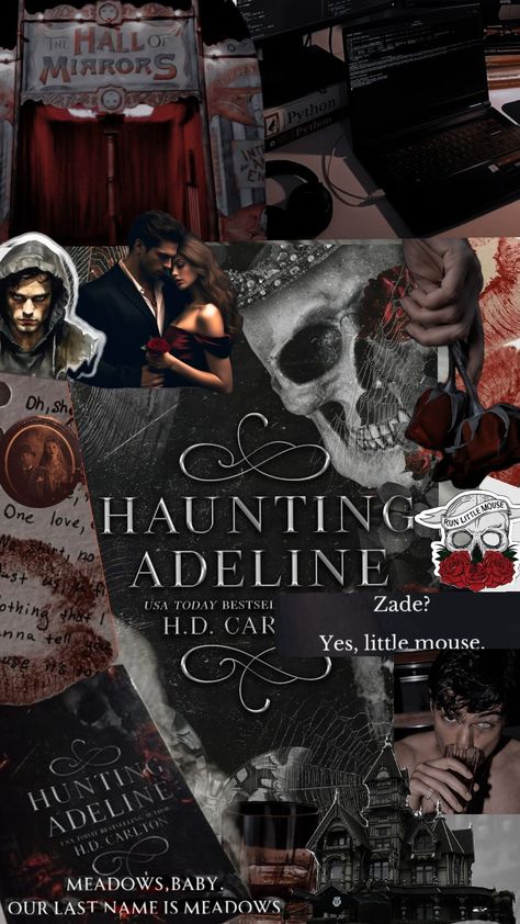 Hunting Adeline Cover, Hd Carlton, Hunting Adeline Book, Haunted Adeline, Haunting Adeline Book, Hunting Adeline Aesthetic, Haunting Adeline Wallpaper, Haunting Adeline Aesthetic, Zade Meadows Haunting Adeline