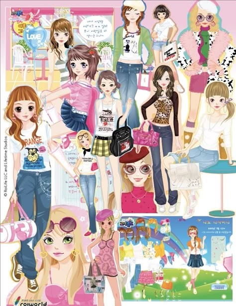 Girly Games, Girly Graphics, Y2k Art, Go Game, Hello Kitty Iphone Wallpaper, Cute Games, Arte Inspo, Korean Dress, Old Games