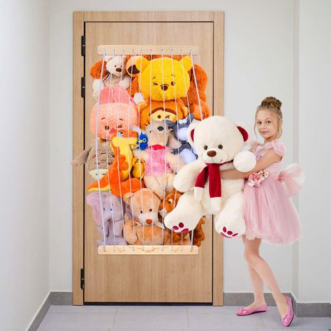 Diy stuffed animal storage