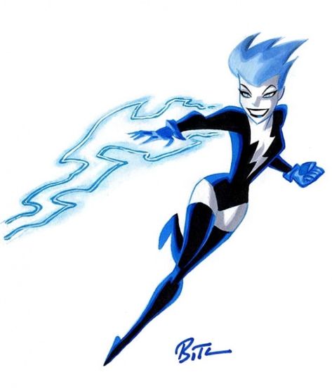 Livewire Dc, Superman The Animated Series, Bruce Timm, Dc Super Hero Girls, Dc Villains, Transformers Artwork, Hero Girl, Dc Characters, Dc Superheroes