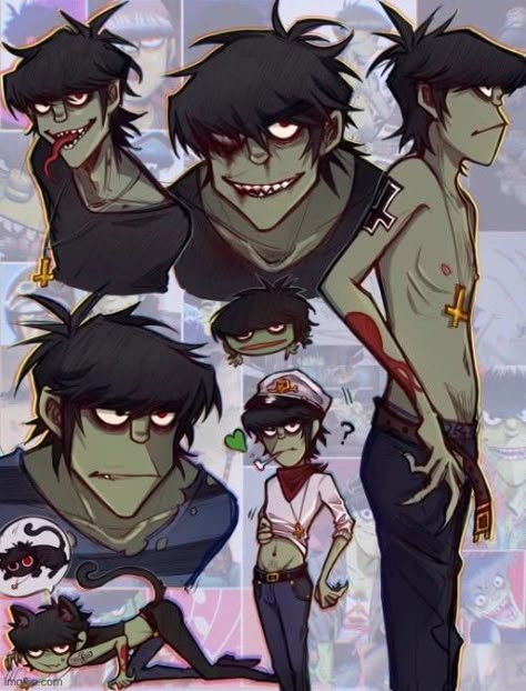 Gorillaz Murdoc Fanart, Murdoc Fanart, 2doc Fanart, Murdoc Saturnz Barz, Murdoch Gorillaz, Murdoc Niccals Fanart, Murdoc And 2d, Murdoc Niccals, Hot Murdoc Niccals