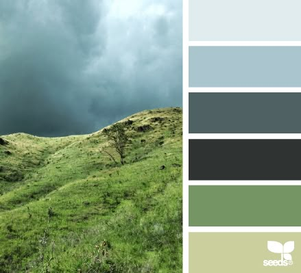 color country | design seeds | Bloglovin Landscape Colour Palette, Outdoor Colour Palette, Seeds Color, Colors Combinations, Travel Landscape, Country Blue, Room Color Schemes, Palette Color, Design Seeds