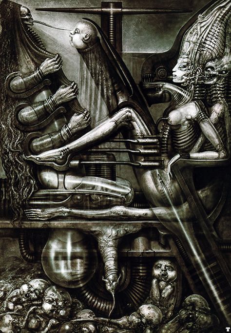 Giger Hr Giger Alien, Hr Giger Art, Giger Alien, Giger Art, H.r. Giger, Arte Alien, Bizarre Art, Psy Art, Alien Art