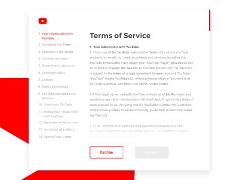 Terms of Service – Day 89 #DailyUI Terms Conditions Design, Terms And Conditions Website Page Design, Terms And Conditions Design, Graphic Design Terms, Car Rental Website, Form Design Web, Service Agreement, Web Design Websites, Website Design Inspiration Layout