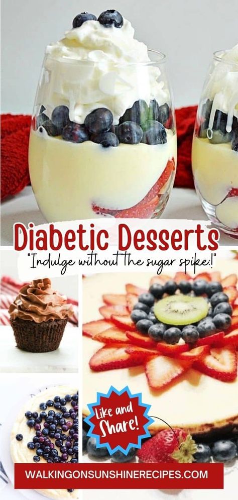 Low Gi Sweet Treats, Desert For Diabetics Easy, Pastries For Diabetics, Low Carb Dessert Recipes For Diabetics, Birthday Cakes For Diabetics, Insulin Resistant Desserts, Sugar Free Custard Recipes, Diebities Dessert, Insulin Resistance Dessert Recipes