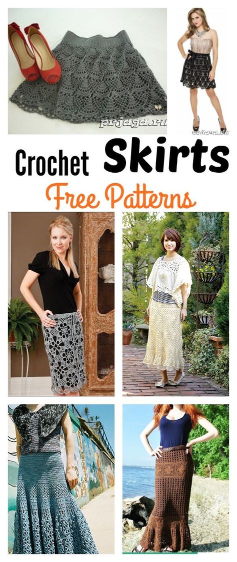 Skirt Pattern Free, Crochet Maxi Skirt, Skirt Crochet, Skirt Patterns, Crochet Skirt Pattern, Crochet Bottoms, Black Crochet Dress, Crochet Skirts, Crochet Lace Dress