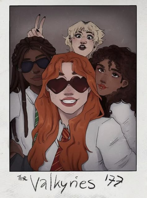 Polaroid Drawings, Marauders Fanart, Marauders Fan Art, Gryffindor Slytherin, Black Sisters, Images Harry Potter, All The Young Dudes, Lily Evans, Harry Potter Marauders