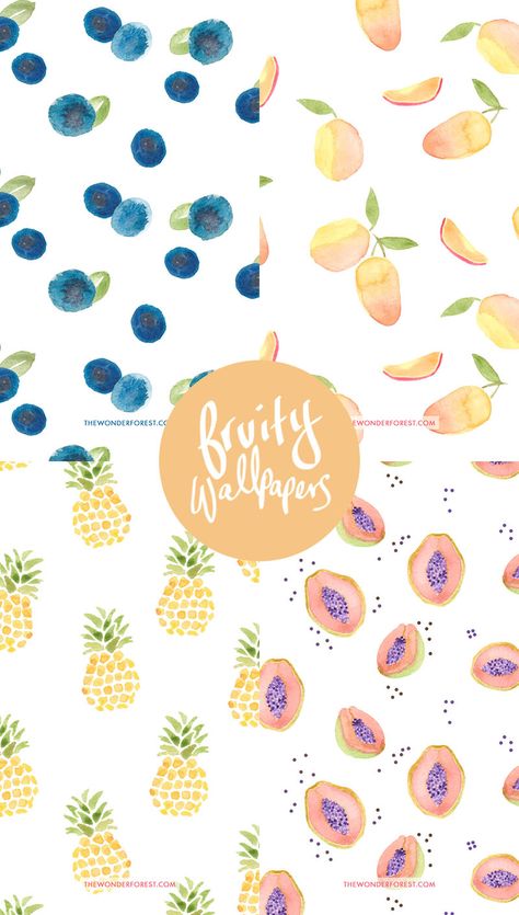 FREE Watercolour Fruit iPhone Wallpapers Fruit Iphone Wallpaper, Coloring Pages Wedding, Stickers Coloring Pages, Watercolour Fruits, Watercolour Fruit, Background Fruit, Fruit Coloring, Wedding Coloring Pages, Tech Tuesday