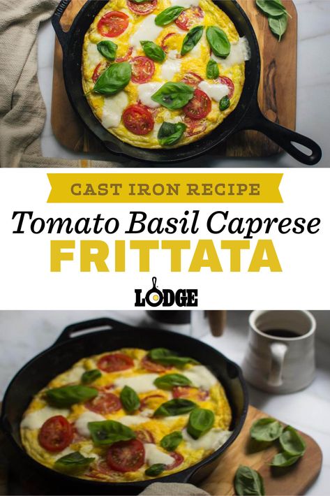 Tomato Basil Frittata Recipes, Fritata Recipe Cast Iron, Tomato Basil Frittata, Forfar Bridie Recipe 12 Tomatoes, Skillet Recipes Healthy, Caprese Frittata, Flavor Flave, Skillet Frittata, Warm Recipes