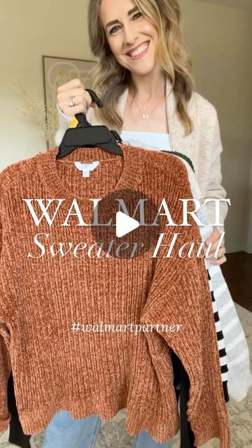 Dianna Baros on Instagram: "Comment LINK to shop these Walmart sweaters under $20! #walmartpartner I love sweater season, and Walmart has so many good options. Soft, cozy and available in many colors and sizes. 🍂❤️

Follow my shop @budgetbabe on the @shop.LTK app to shop this post and get my exclusive app-only content!

#liketkit #LTKStyleTip #LTKFindsUnder100 #LTKFindsUnder50
@shop.ltk
https://liketk.it/4TWrw
#walmart #walmartfashion @walmartfashion #walmartfinds #budgetfashion #budgetstyle #affordablestyle #affordablefashion #walmartfavs #falloutfits" Walmart Sweaters, Layering A Sweater, Winter Sweaters For Women, Chunky Sweater Outfit, Sweater Women Outfit, Walmart Outfits, Love Sweater, Walmart Fashion, Walmart Finds