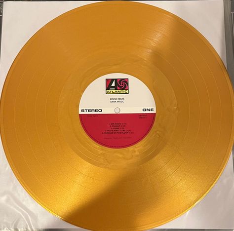 Bruno Mars – XXIVK Magic (2022, Gold, Vinyl) - Discogs Bruno Mars Vinyl, Versace On The Floor, Back Vocal, Atlantic Records, Gold Vinyl, Ray Charles, Synth Pop, Bruno Mars, Album Art