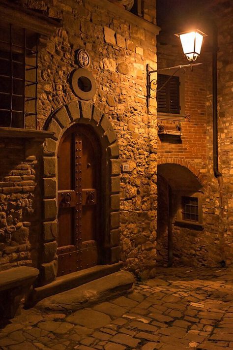 Italy Photo, Old Stone, Tuscany Italy, Tuscany, At Night, Italy, Stone, Building