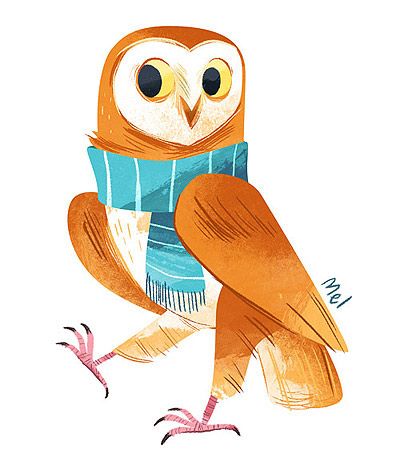 Birds on Behance Childrens Book Characters, Animal Character Design, Bird Illustrations, Owl Illustration, Owls Drawing, Owl Cartoon, Animal Character, Happy Things, Children Book