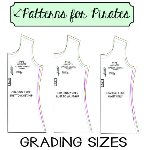 P4P University:: Grading Sizes Patterns For Pirates, Body Measurement Chart, Sewing Fashion, Pattern Hack, Sewing 101, How To Make Purses, Womens Sewing Patterns, Fabric Book, Measurement Chart