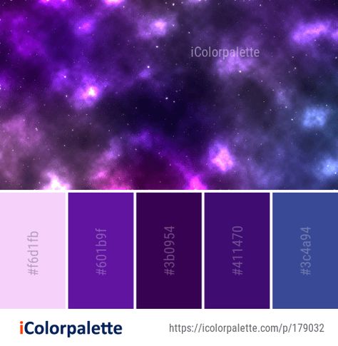 74 Galaxy Color Palette ideas in 2020 | iColorpalette Nebula Color Palette, Galactic Color Palette, Cosmic Color Palette, Galaxy Color Palette, Color Plattes, Ghost Font, Hp Oc, Wallpaper Galaxy, Colour Pallets