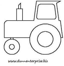 my little guy is always asking me to draw him tractors. This one is easy enough. How To Draw A Tractor, Tractor Pattern Free Printable, Drawing A Tractor, Simple Tractor Drawing, Tractor Template, Tractor Applique Pattern Free, Tractor Applique Pattern, Drawing Easy Ideas, Tractor Drawing