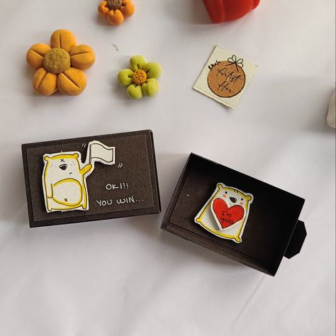 Matchbox cards Dm to order or whatsapp +91 8077531756 Matchbox Cards, Diy Gifts, Gifts