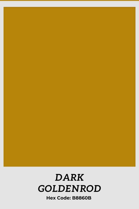 Goldenrod Color, Hex Colors, Feel Better, Gaming Logos, Feelings, Color