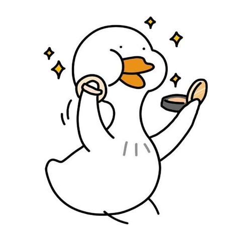 Weird Stickers, Duck Cartoon, Duck Art, Cute Doodles Drawings, Funny Birds, Funny Doodles, Cute Doodle Art, Cute Cartoon Drawings, Character Wallpaper