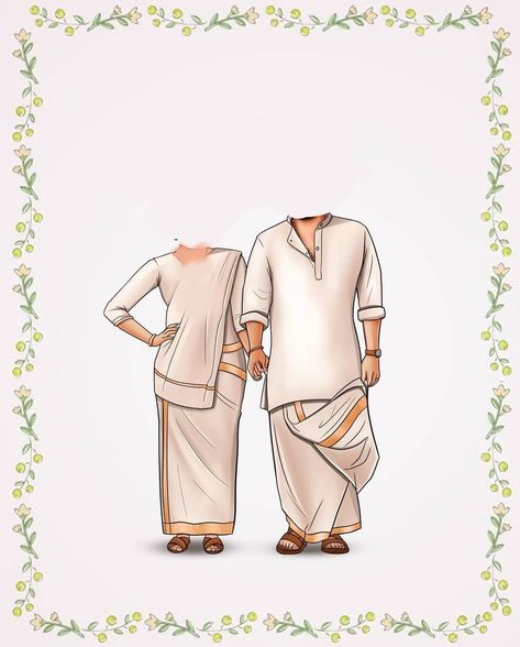 Couple Wedding Cartoon Without Face, Kerala Couple Cartoon, Wedding Png Background, Wedding Cartoon Illustration, Wedding Cartoon Couple, Wedding Cartoon, Wedding Couple Cartoon, Stylish Background, Couple Png