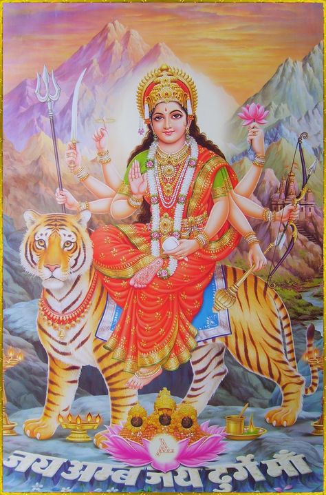 Maa Vaishnodevi Maa Navratri, Hindu Goddesses, Maa Laxmi, Ambe Maa, Durga Ma, Durga Mata, Durga Ji, Durga Picture, Durga Kali