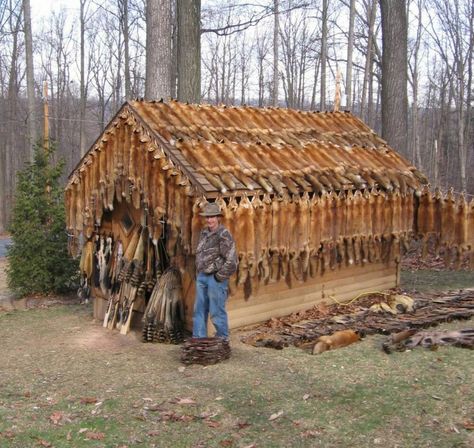 Hunting Cabin Plans, Small Hunting Cabin, Fur Trapping, Prefab Log Cabins, Hunting Cabins, Cabin Diy, Hunting Diy, Hunting Pictures, The Poconos