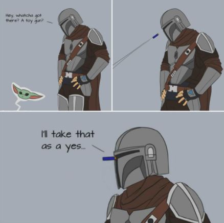 Hot Mandolorian Fanart, Mandolorians Art, Din Djarin And Grogu Fanart, Funny Mandalorian, Mandalorian Funny, Mandalorian Comic, Din Djarin Fanart, The Mandalorian Funny, The Mandalorian Fanart