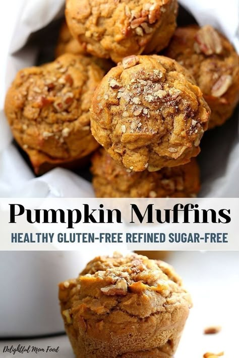 Looking for a flavorful and healthful snack? Our comprehensive guide takes you through the step-by-step process of creating the perfect Gluten-Free Pumpkin Muffins. Packed with veggies and an option for sugar-free sweetening, its the best way to satisfy your cravings and dietary needs! Pumpkin Almond Flour Muffins, Gf Pumpkin Muffins, Flourless Pumpkin Muffins, Sugar Free Pumpkin Muffins, Grain Free Pumpkin Muffins, Healthier Deserts, Gluten Free Flours, Healthy Pumpkin Muffins, Sugar Free Muffins