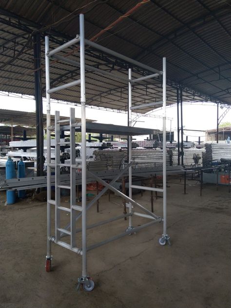 Length 1.80 Mtr width 0.80 Mtr Height 2.2 Mtr to 11.3 Mtr Aluminium Scaffolding, Scaffolding, Tower