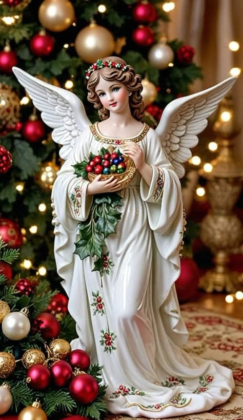 Beautiful Christmas Scenes, Outdoor Christmas Decoration Ideas, Happy New Year Photo, Merry Christmas Gif, Christmas World, Merry Christmas Pictures, Christmas Gif, Angel Pictures, Christmas Decoration Ideas