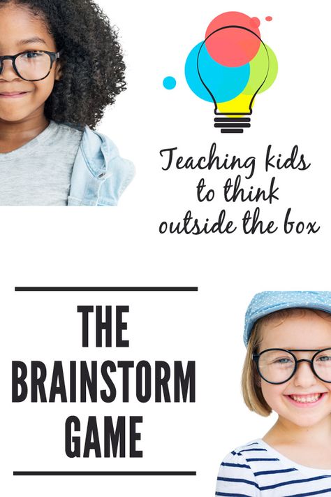 Brainstorming Ideas Creative, Kids Critical Thinking, Creative Thinking Activities, Philosophy For Children, Brainstorming Activities, Homeschooling Preschool, Divergent Thinking, Thinking Games, Critical Thinking Activities