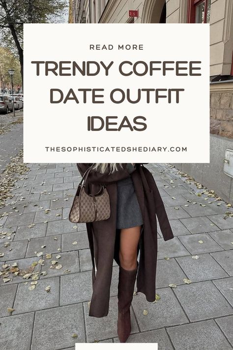 Sip in style with these trendy outfits perfect for your next coffee date! ☕️ Whether it’s spring florals, cozy winter layers, or chic fall vibes, find inspiration for every season and elevate your café look effortlessly. Click to read more 👉 Date Dressing, Coffee Date Outfit Ideas, Off Duty Model Look, Coffee Date Outfit, Coffee Date Outfits, Date Outfit Ideas, Outfits Everyday, Winter Layers, Elevated Casual