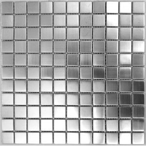 Silver | 銀 | Plata | Gin | Argento | Cеребро | Argent | Metal | Chrome | Metallic | Colour | Texture | Pattern | Style | Design | Wall Texture Patterns, Steel Tiles, Stainless Steel Backsplash, Silver Tile, Stainless Steel Tile, Copper Backsplash, Farmhouse Backsplash, Beadboard Backsplash, Countertop Colours