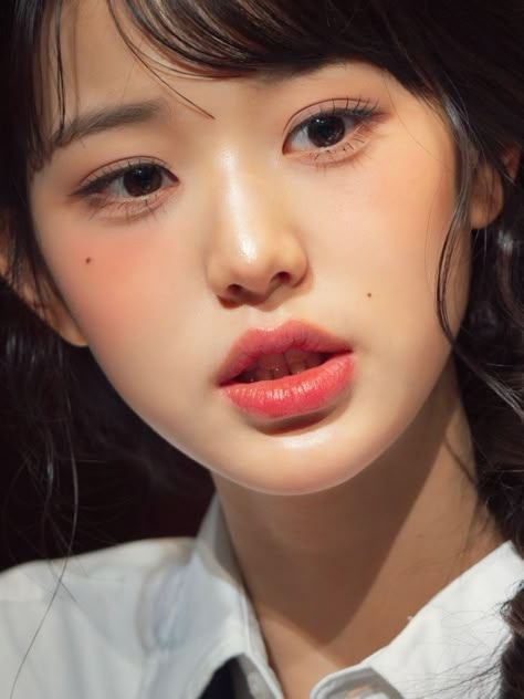 Korean Lips, The Close, Lip Fillers, Asian Makeup, Korean Hairstyle, Doll Face, Mode Vintage, Korean Skincare, Korean Makeup