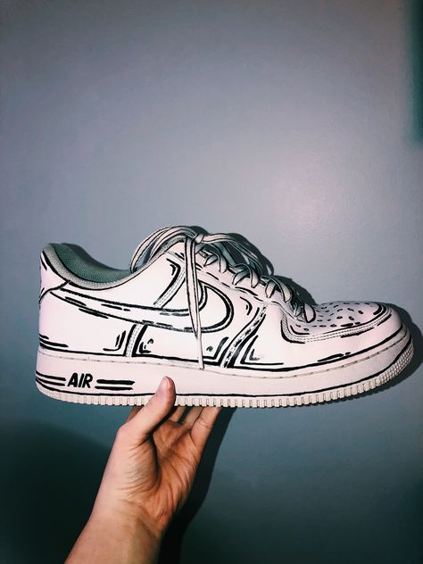 Nike Air Force 1s, Custom Painted Shoes, Vans Authentic, Vans Authentic Sneaker, Painted Shoes, Air Force 1, Vans Sneaker, Nike Air Force, Air Force