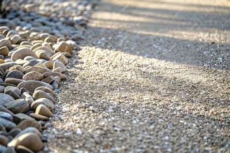 Highresolution image showing contrast between gravel and sand textures | Premium AI-generated image Sand Textures, Sand And Gravel, Texture