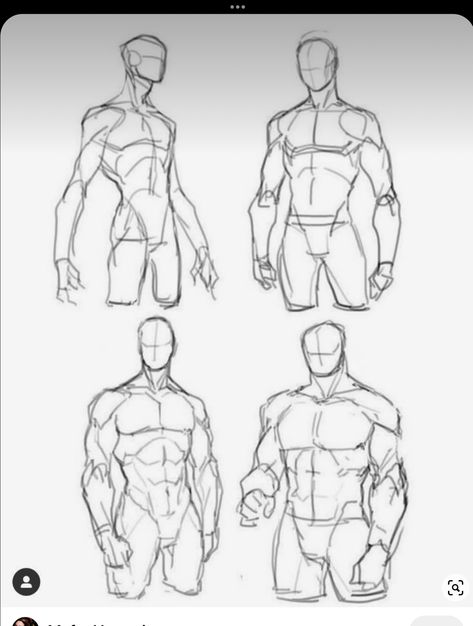 Muscular Physique Drawing, Male Muscular Pose Reference, Buff Body Drawing Reference, Big Muscles Drawing Reference, Mens Body Types Drawing, Muscular Person Reference, Strong Male Body Reference, Male Body Shape Reference, Man Muscle Anatomy