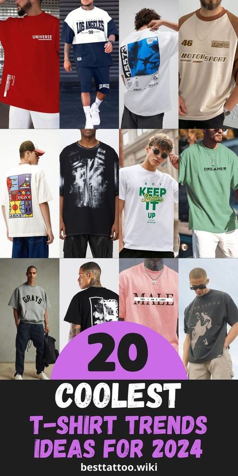 2024 Men's T-Shirt Trends: Explore the Top 20 Bold Statements, Artistic Designs, and More! T shirt #tshirt t-shirt #t_shirt t shirts #tshirts t-shirts #t_shirts T shirt design #tshirtdesign T-shirt designs #t_shirtdesign T shirts designs #tshirtsdesigns 4.754 Tshirt Trends 2024, Tshirt Trends, T Shirt Trends, Free T Shirt Design, Design Jersey, Bold Statements, Shirt Designs For Men, Free Tshirt, Trending Tshirts