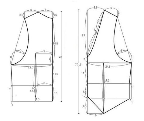 Vest Coats, Sewing Form, Hoodie Sewing, Suit Sewing Patterns, Sewing Patterns Free Women, Vest Sewing Pattern, Japanese Sewing Patterns, Corset Sewing Pattern, Sewing Blouses