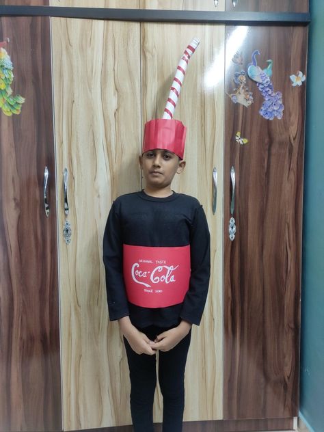 #halloweencostume #halloween #costume #kidscostume #fancydress #easycostume Coca Cola Halloween Costume, Coca Cola Costume, Coke Costume, Halloween Costume For Kids, Church Christmas Decorations, Costume For Kids, Easy Costumes, Halloween Costumes For Kids, Costume Halloween