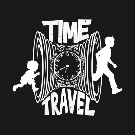 Time Travel Illustration Art, Time Travel Poster, Time Travel Graphic Design, Time Travel Drawing, Time Machine Illustration, Time Travel Movies, Time Travel Aesthetic, 2d Fashion, Time Travel Art