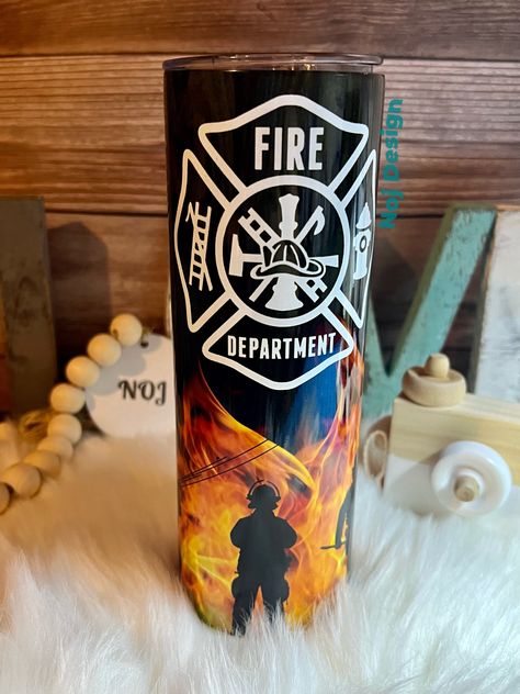 Firefighter Shirts, Bf Gifts, Firefighter Gifts, Design Department, Tumbler Ideas, First Responders, Fire Department, Firefighter, Airlines